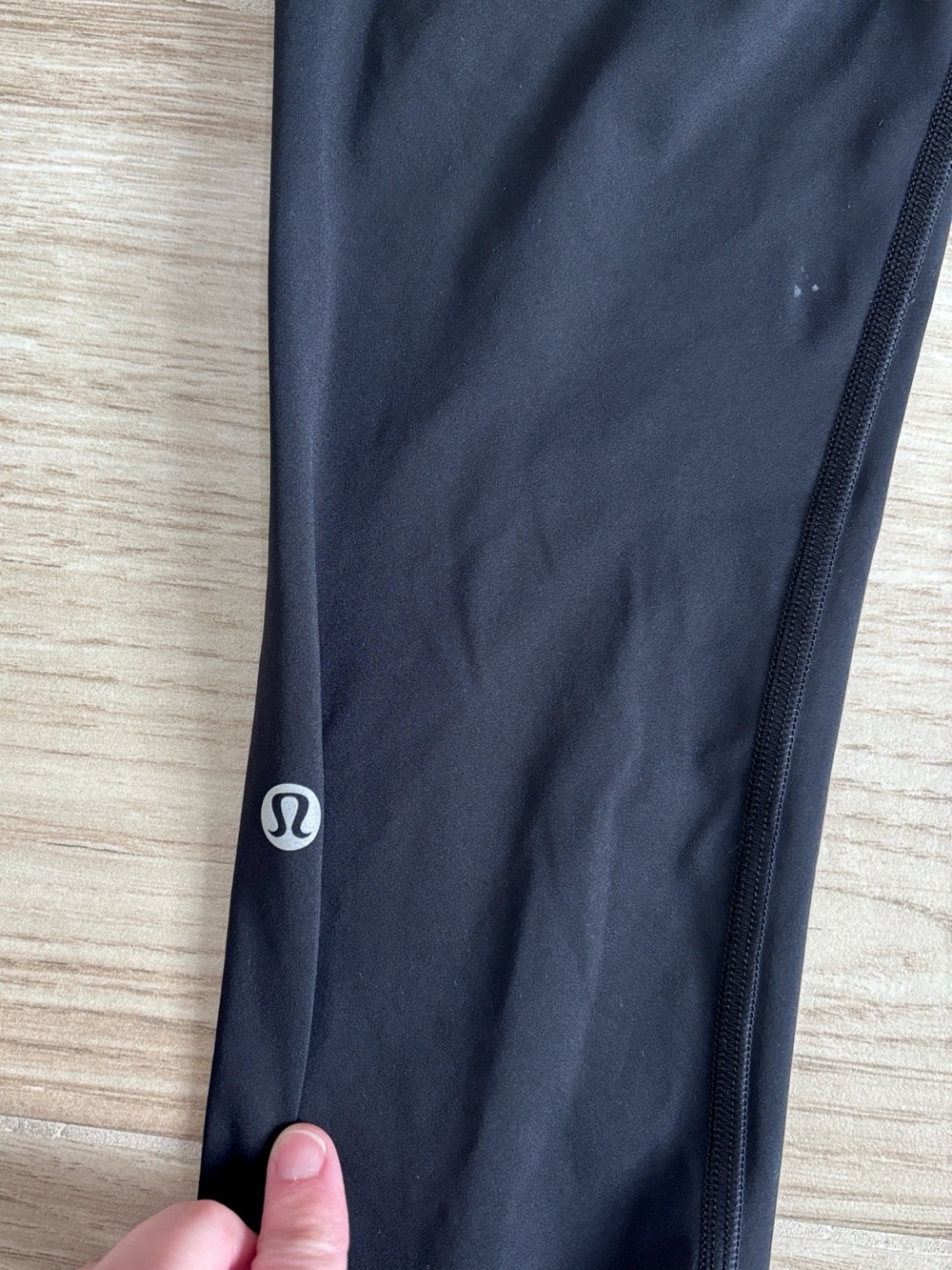 Lululemon Fast & Free 7/8 Tight II Nulux 25" Black Leggings High Waisted Size 6 - Picture 5 of 7